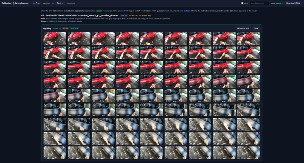 Representative image for EgoPlay: Event-Triggered Video Editing for Egocentric Streams