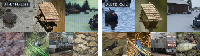 Representative image for AdvFD: Boosting Visual Generation via Adversarial Fr'echet Distance Loss