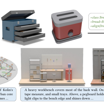 Representative image for aDSL: Agentic 3D Creation via Joint Agent-Program Design