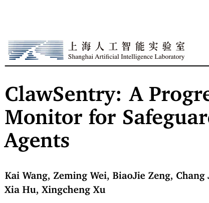 Representative image for ClawSentry: A Progressive Multi-Tier Security Monitor for Safeguarding Autonomous LLM Agents