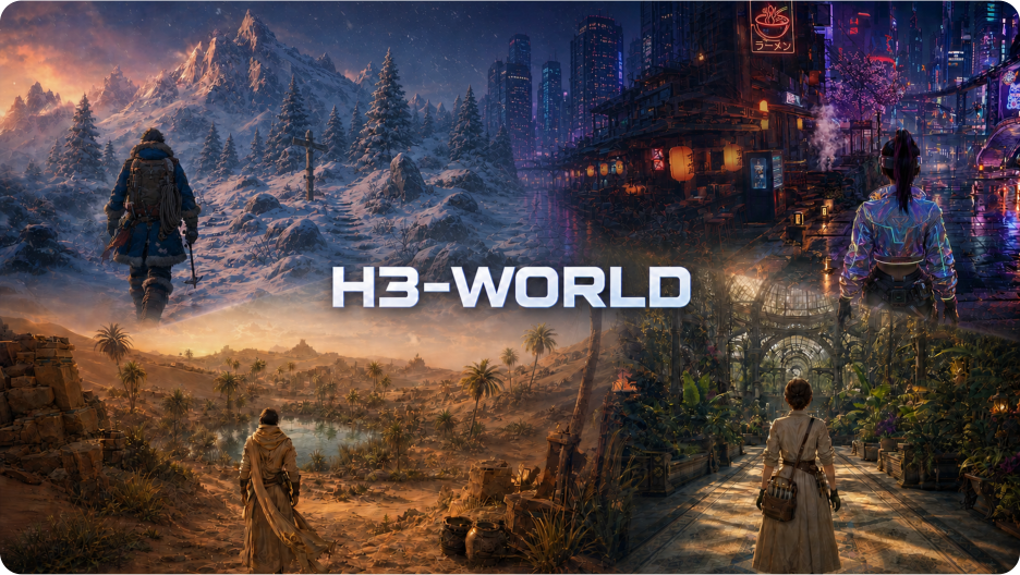 Representative image for H3-World: Turning Language Understanding into World Control