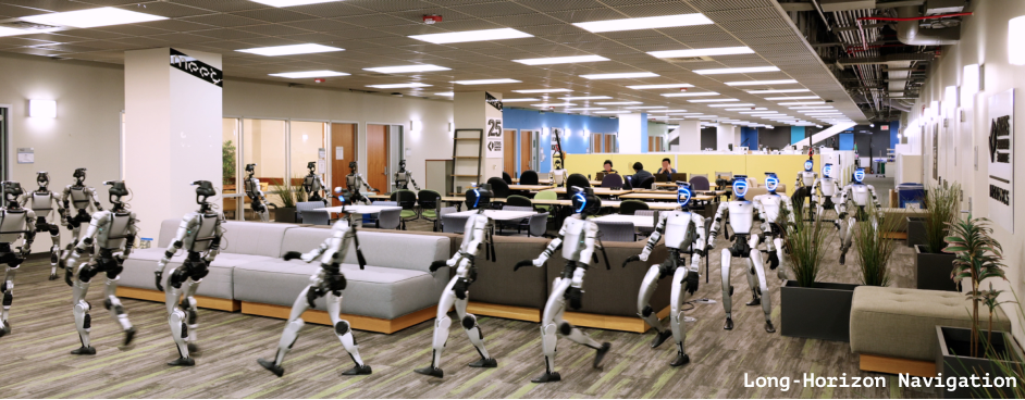 Representative image for TANGO: Humanoid Navigation in Cluttered Environments with a Whole-Body Vision-Language-Action Model