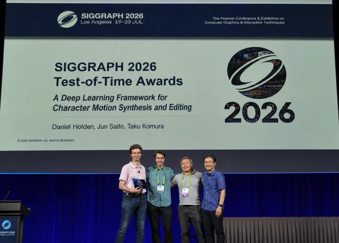 Representative image for SIGGRAPH时间检验奖揭晓：这项研究，提前十年押中了物理AI