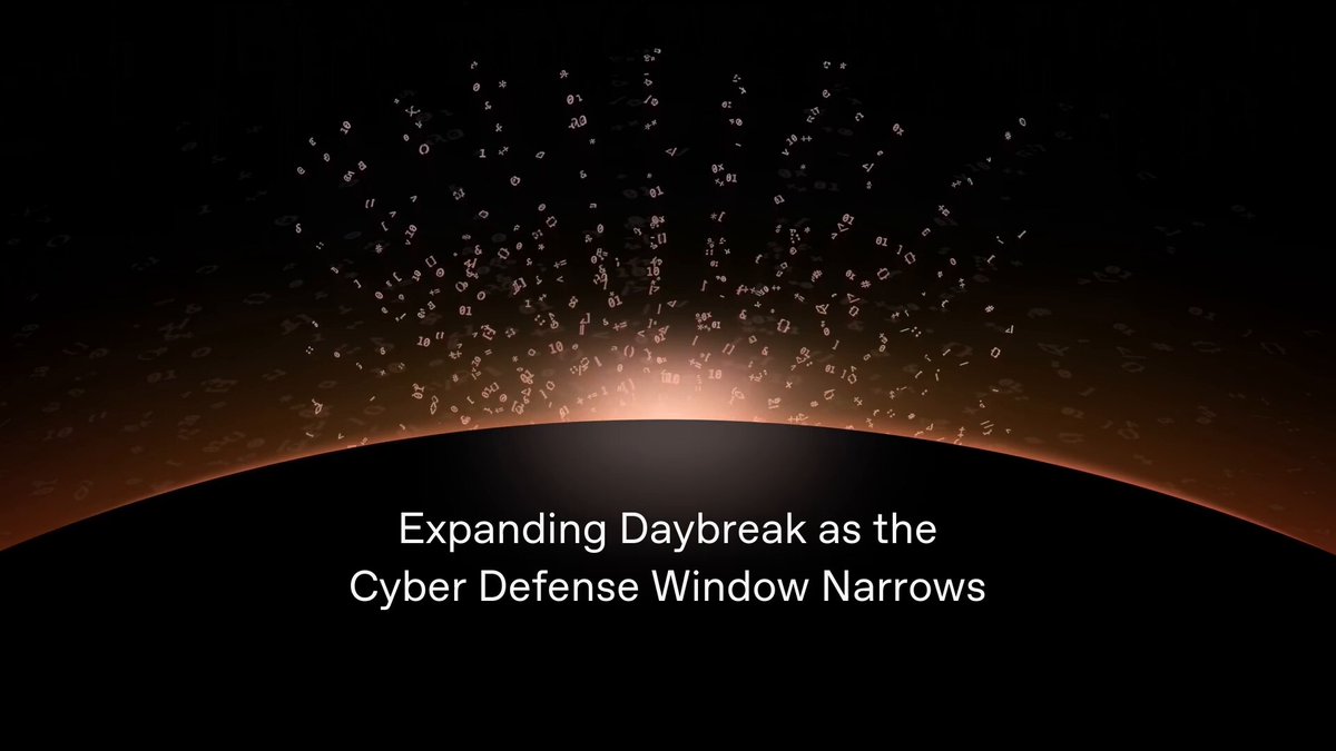 Representative image for We’re expanding our cybersecurity initiative Daybreak and introducing GPT-5.6-Cyber, a new model…