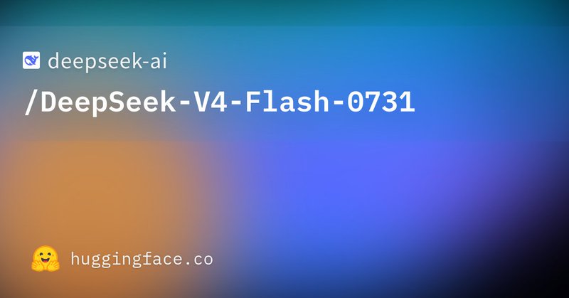 Representative image for RT by @_akhaliq: New DeepSeek V4 Flash looks very interesting. Beating the much larger GLM 5.2 on…