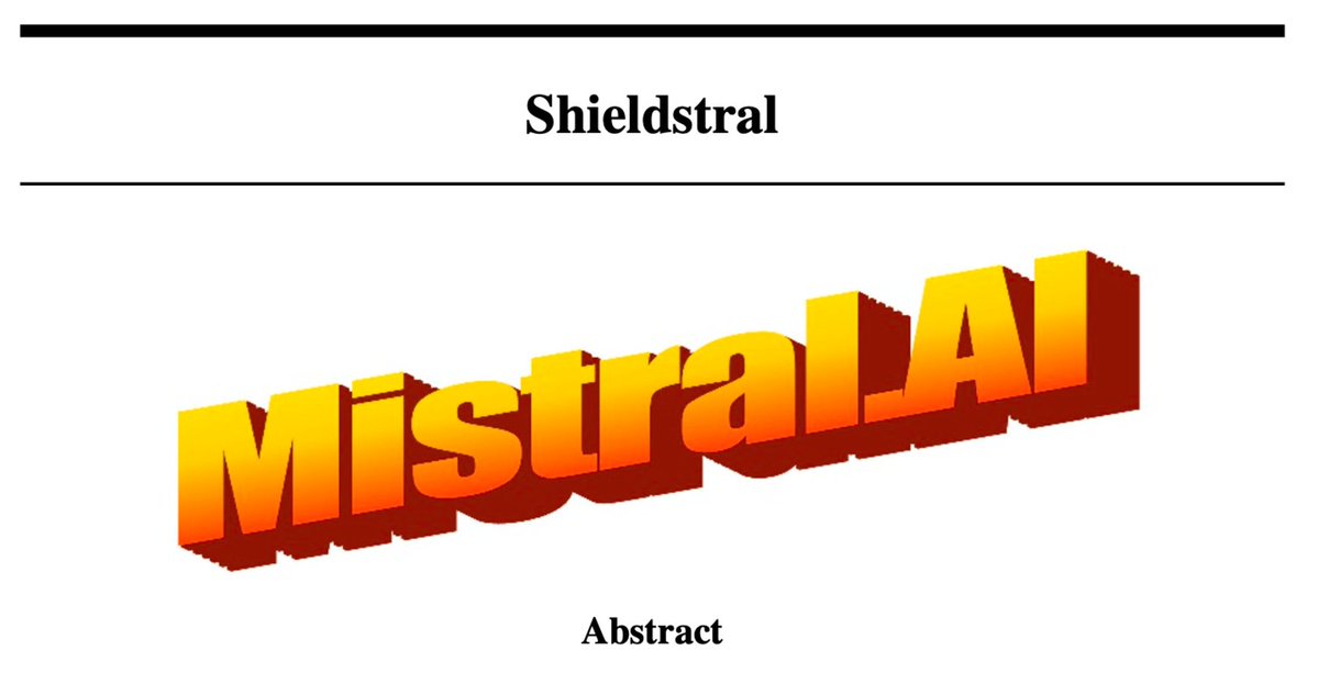 Representative image for R to @MistralAI: The model takes moderation policy as a plain-language question and returns a…