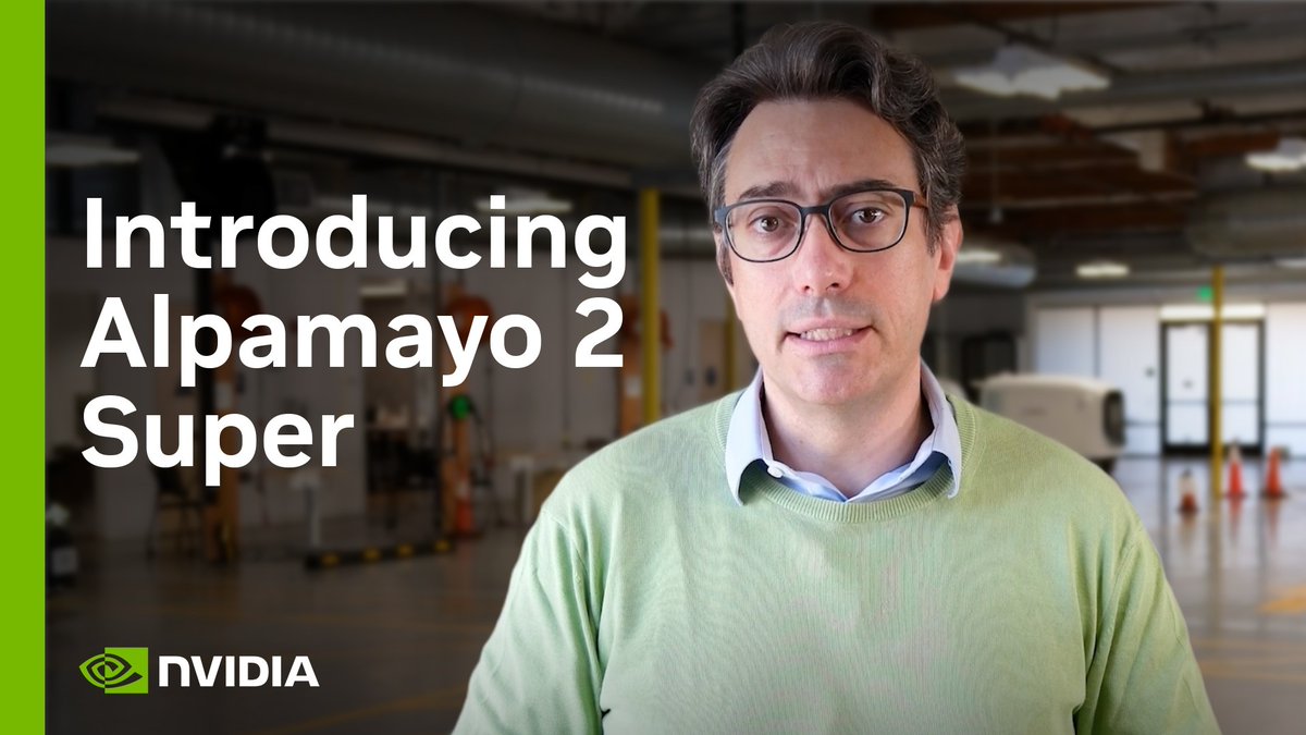 Representative image for RT by @NVIDIAAI: Introducing Alpamayo 2 Super: the frontier open reasoning VLA for autonomous…