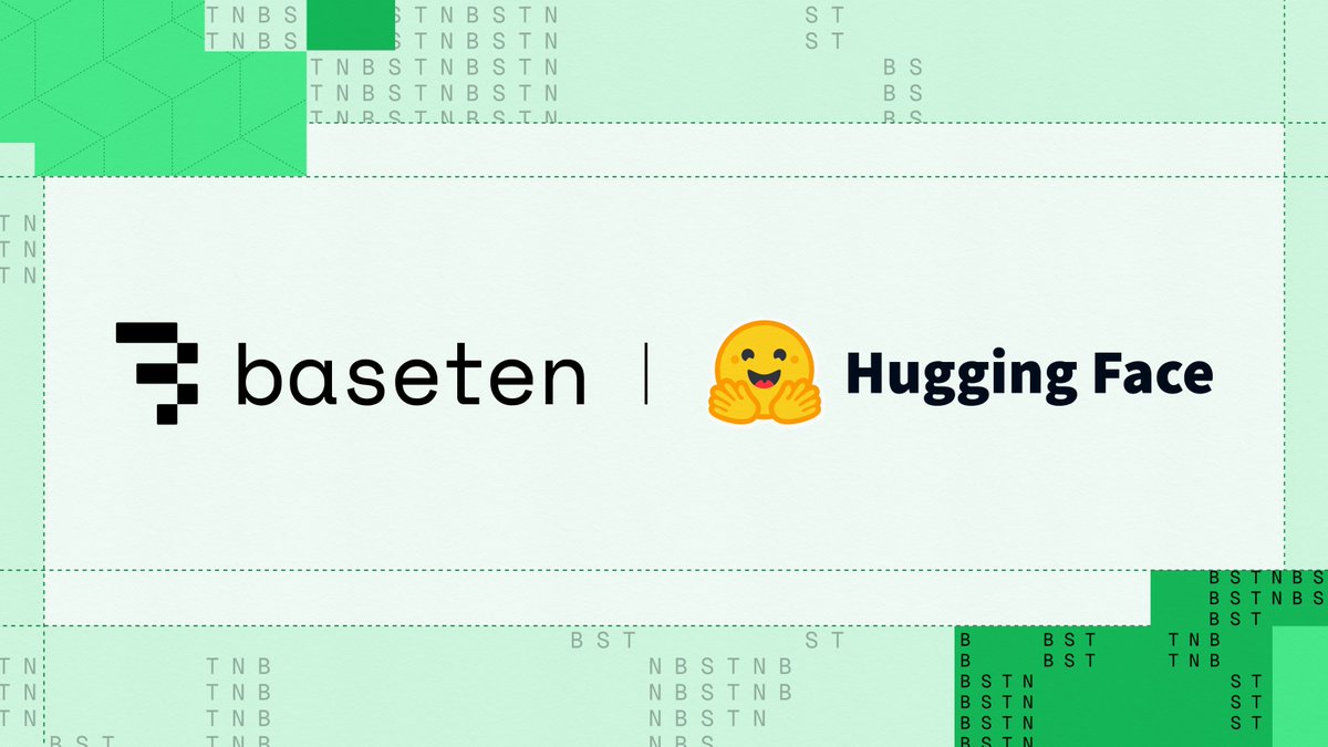 Representative image for RT by @_akhaliq: Baseten is now an official inference provider on @huggingface 🤗 Run Kimi K3…